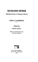 Woman sense : selections from a vintage column