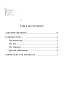 A critical edition of the Coptic (Bohairic) Pentateuch