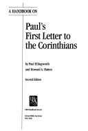 A Translator's handbook on Paul's letter to the Corinthians