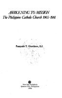 Awakening to mission : the Philipine Catholic church, 1965-1981