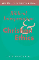 Biblical interpretation and Christian ethics