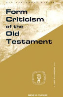 Form criticism of the Old Testament,