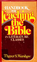 Handbook for teaching the Bible in literature classes