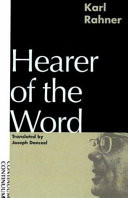 Hearer of the word : laying the foundation for a philosophy of religion