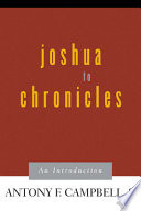 Joshua to Chronicles : an introduction