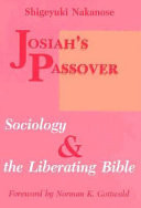 Josiah's Passover : sociology and the liberating Bible