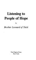 Listening to people of hope