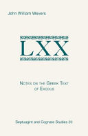 Notes on the Greek text of Exodus