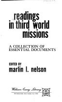Readings in Third World missions : a collection of essential documents