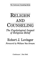 Religion and counseling : the psychological impact of religious belief