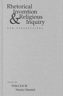 Rhetorical invention and religious inquiry : new perspectives