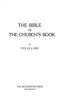 The Bible as the Church's book