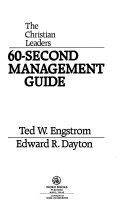 The Christian leader's 60-second management guide