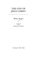 The God of Jesus Christ