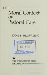 The moral context of pastoral care