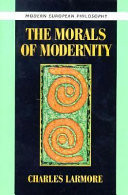 The morals of modernity
