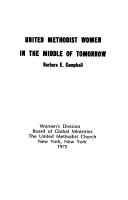 United Methodist woman in the middle of tomorrow