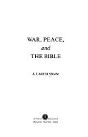 War, peace, and the Bible