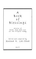 A Book of blessings : stories of earth, hope and love for the Filipino today