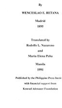 El periodismo Filipino = Journalism in the Philippines, 1811-1894