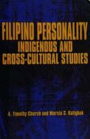 Filipino personality : indigenous and cross-cultural studies