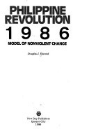 Philippine revolution, 1986 : model of nonviolent change
