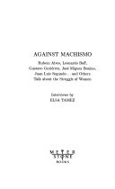 Against machismo : Rubem Alves, Leonardo Boff, Gustavo Gutiérrez, José Miguez Bonino, Juan Luis Segundo ... and others talk about the struggle of wo