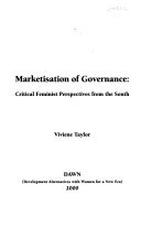 Marketisation of governance : critical feminist perspectives from the South