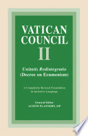 A Historico - Theological analysis of the decree on ecumenism of the Second Vatican council